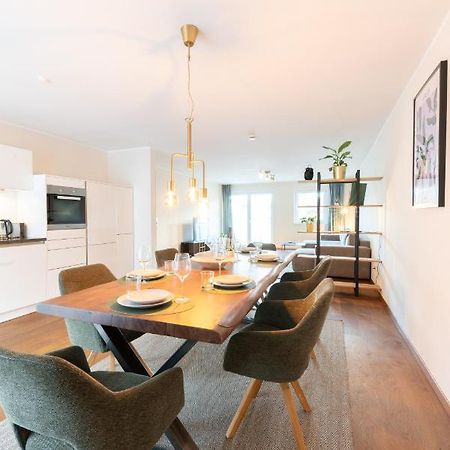 -Zentrale Wohnung-Balkon-Desingerkueche- Bielefeld Exterior foto